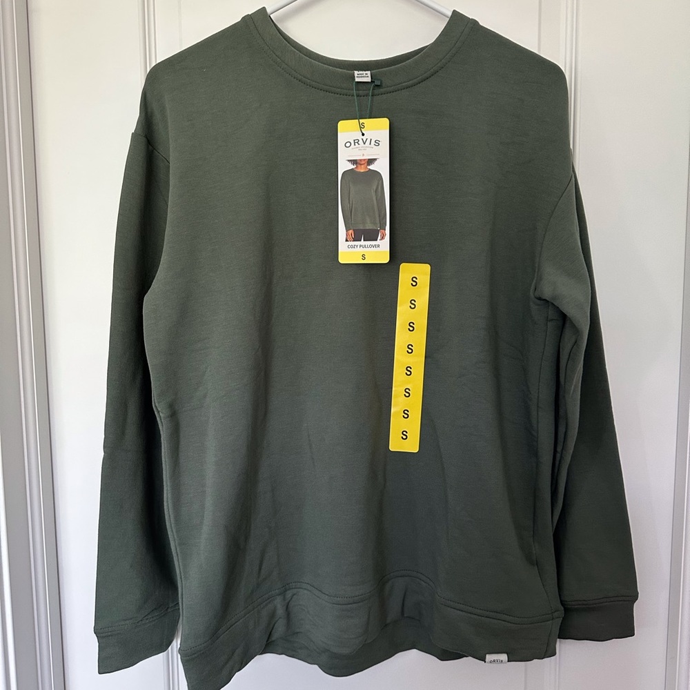 Orvis women’s Long Sleeve Cozy Crewneck Pullover